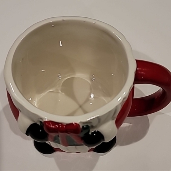 Bo's Artisan Attic Santa With A Gift Holiday Large Coffee Mug Red Green - Picture 3 of 7